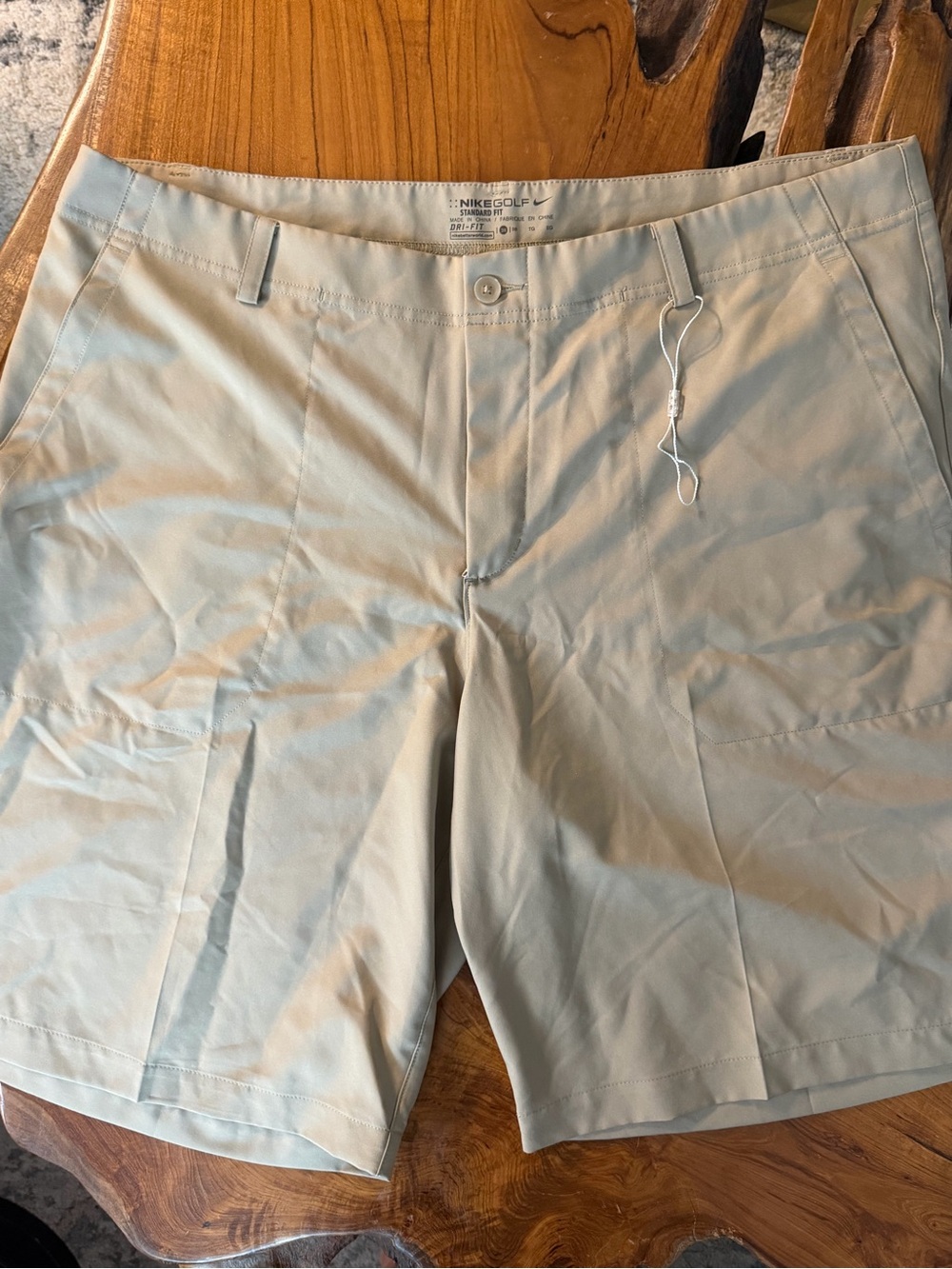 Nike Men's Light Beige Golf Shorts